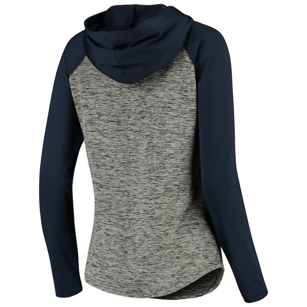 Seattle Seahawks G-III 4Her by Carl Banks Women's Championship Ring Pullover Hoodie Heathered Gray/College Navy | NFL