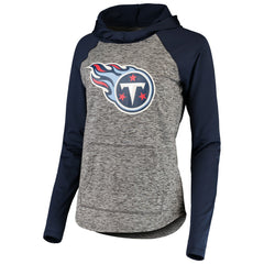 Tennessee Titans G-III 4Her by Carl Banks Women's Championship Ring Pullover Hoodie Heathered Gray/Navy | NFL