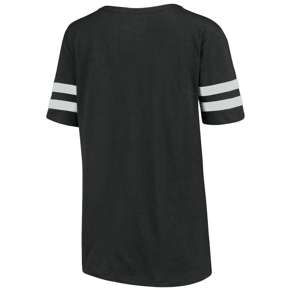Arizona Cardinals Touch Women's Triple Play V-Neck T-Shirt Black | NFL