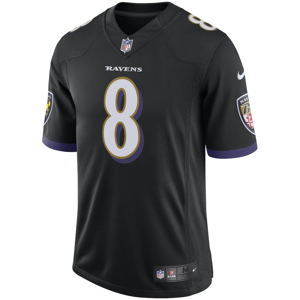 Lamar Jackson Baltimore Ravens Speed Machine Limited Jersey Black | Nike for Sale