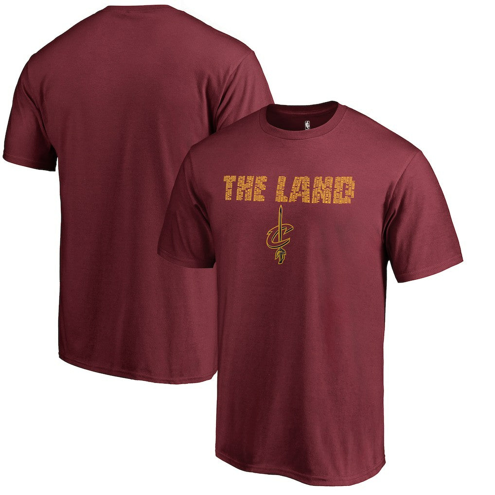 Cleveland Cavaliers Hometown Collection Repeating Roster T-Shirt Garnet - NBA