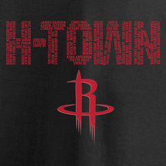 Houston Rockets Hometown Collection Repeating Roster T-Shirt Black - NBA