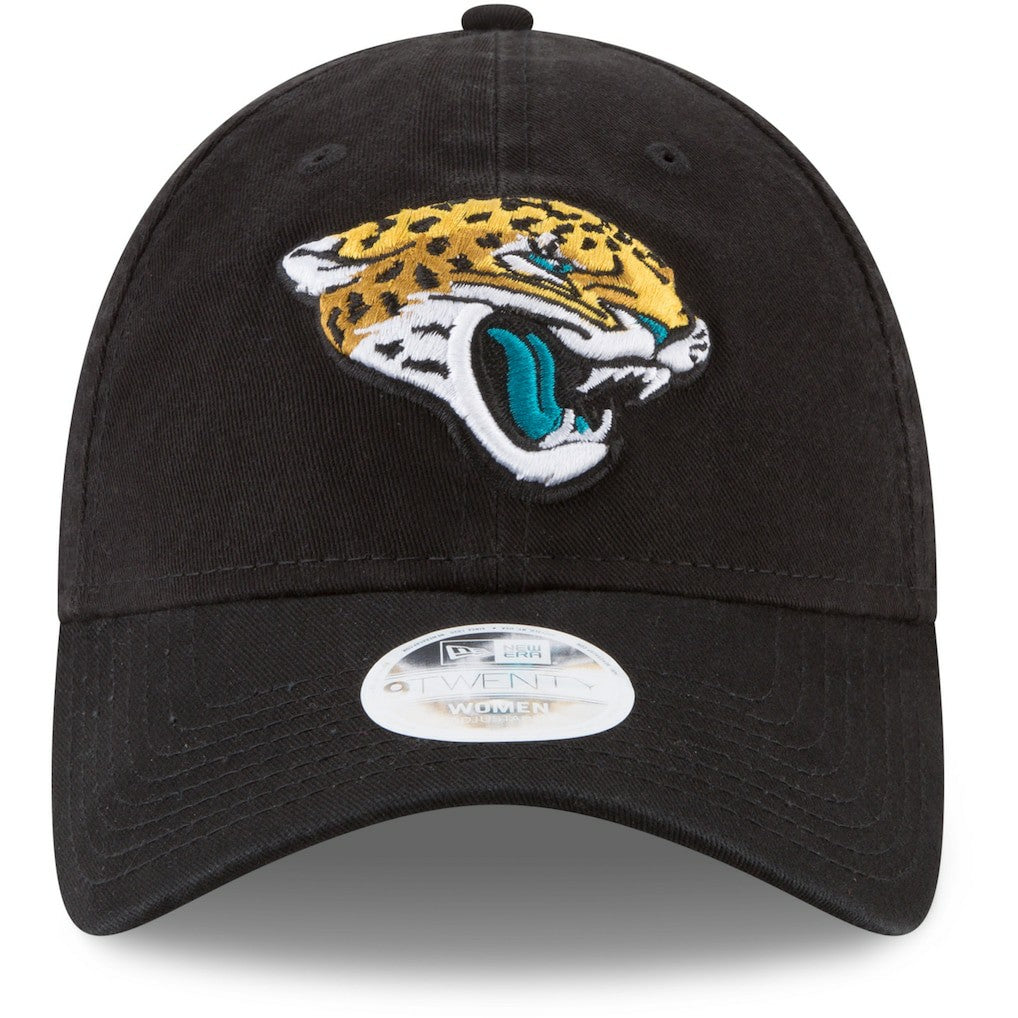 Jacksonville Jaguars New Era Women's Core Classic Primary 9TWENTY Adjustable Hat Black | NFL