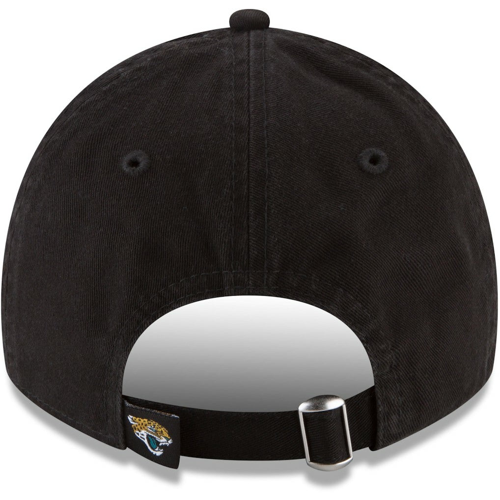 Jacksonville Jaguars New Era Women's Core Classic Primary 9TWENTY Adjustable Hat Black | NFL