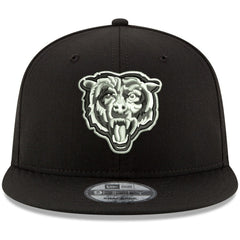 Chicago Bears New Era B-Dub 9FIFTY Adjustable Hat Black | NFL