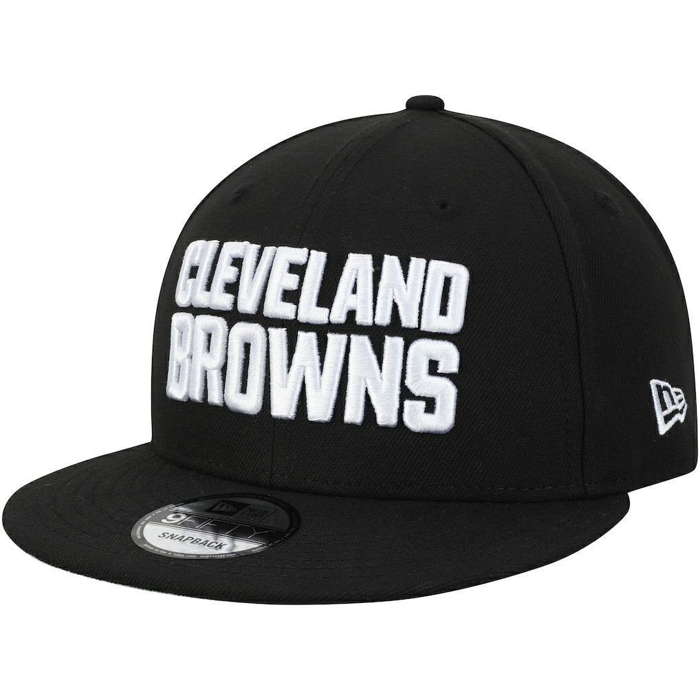 Cleveland Browns New Era B-Dub 9FIFTY Adjustable Hat Black | NFL