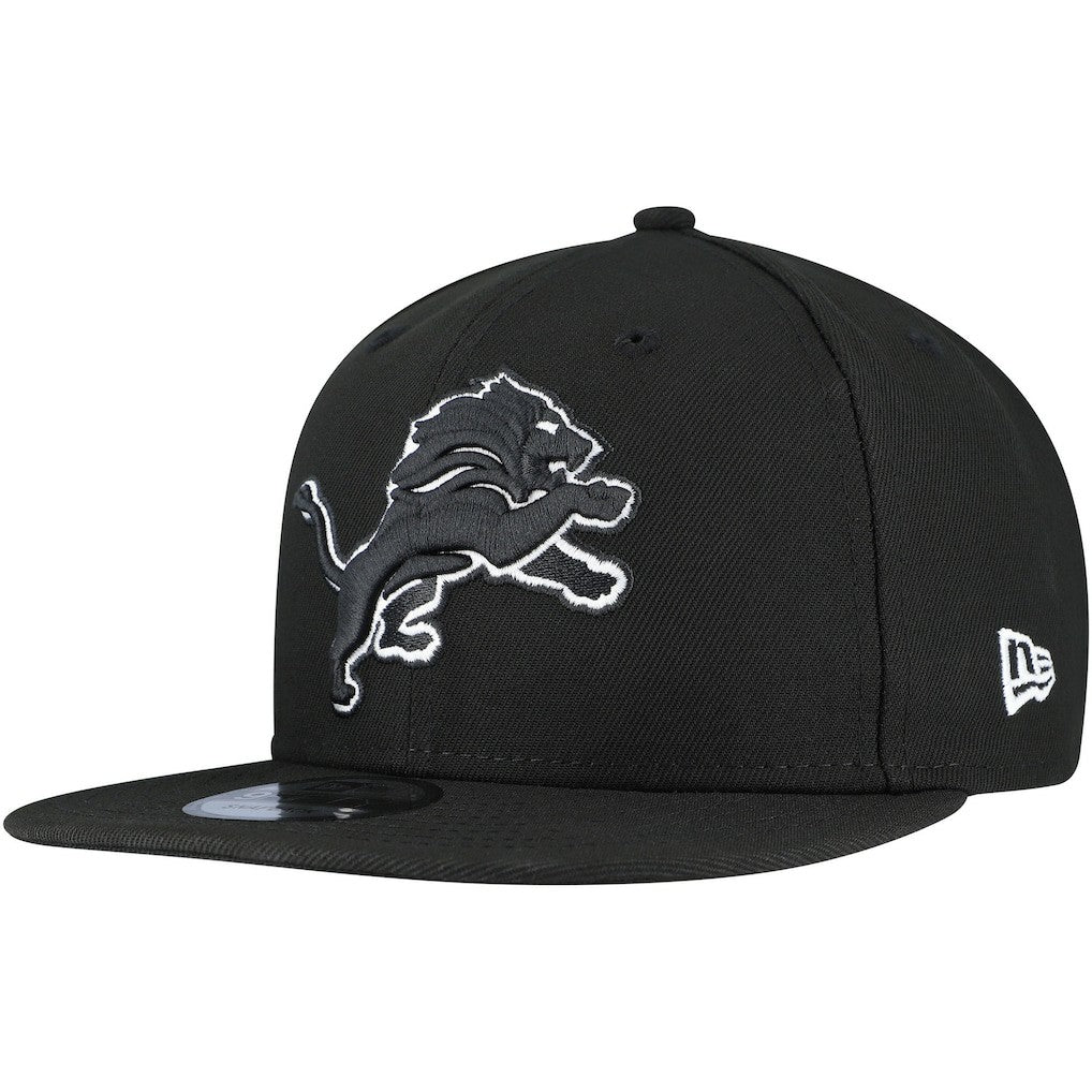 Detroit Lions New Era B-Dub 9FIFTY Adjustable Hat Black | NFL