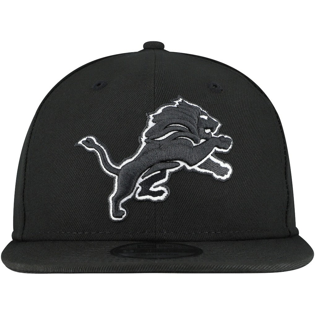 Detroit Lions New Era B-Dub 9FIFTY Adjustable Hat Black | NFL