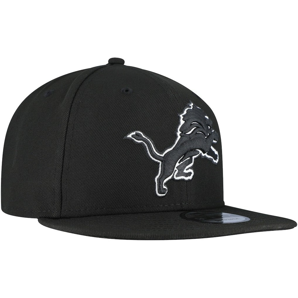 Detroit Lions New Era B-Dub 9FIFTY Adjustable Hat Black | NFL