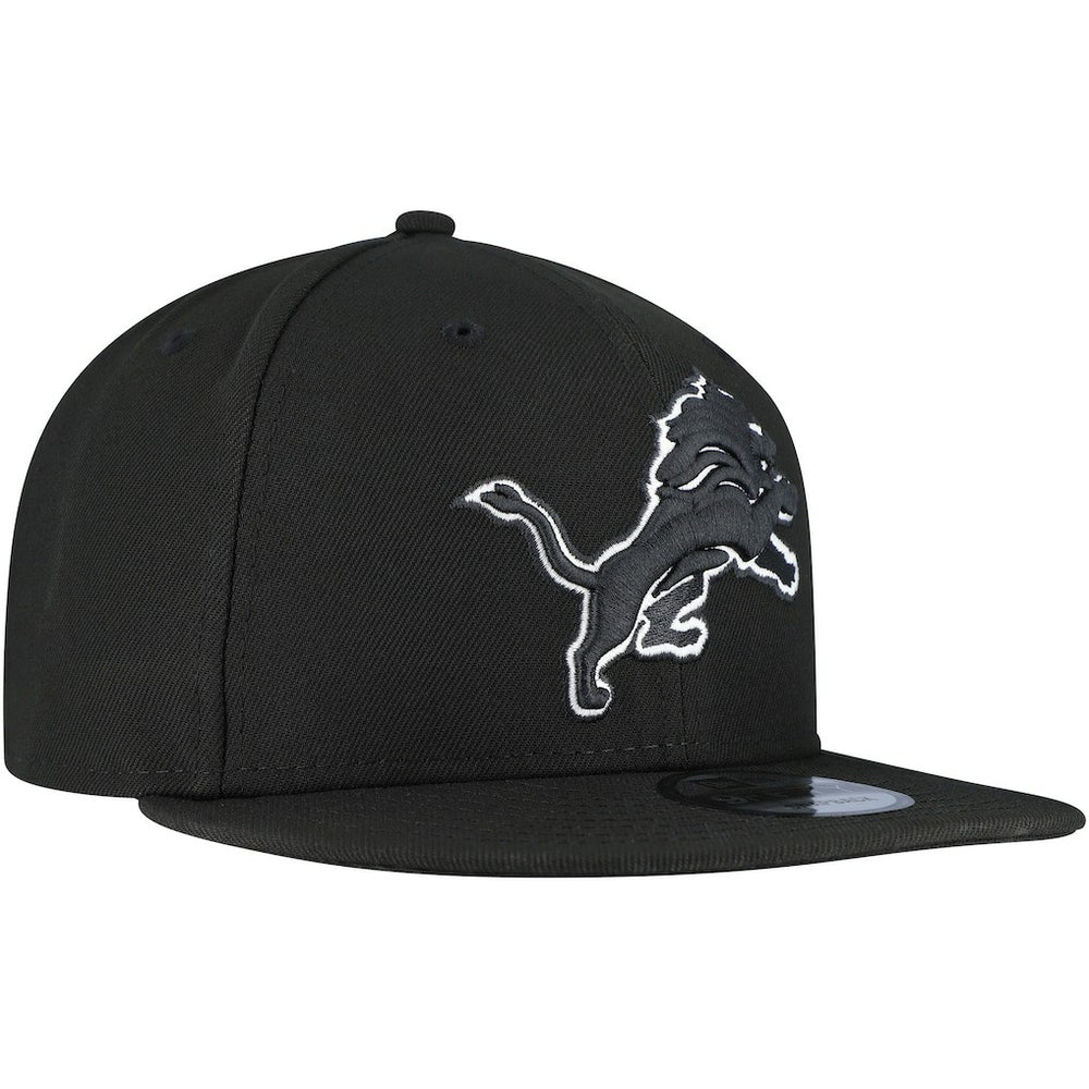 Detroit Lions New Era B-Dub 9FIFTY Adjustable Hat Black | NFL