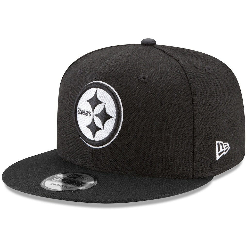 Pittsburgh Steelers New Era B-Dub 9FIFTY Adjustable Hat Black | NFL