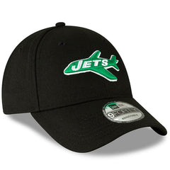 New York Jets New Era The League Throwback 9FORTY Adjustable Hat Black | NFL