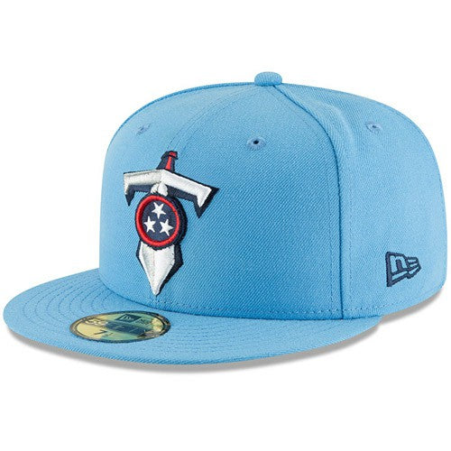Tennessee Titans New Era Omaha 59FIFTY Fitted Hat Light Blue | NFL