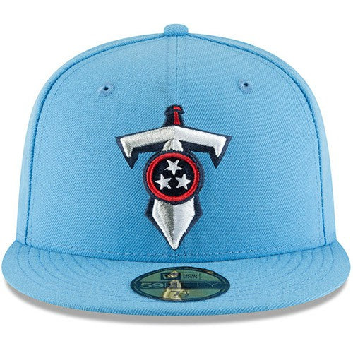 Tennessee Titans New Era Omaha 59FIFTY Fitted Hat Light Blue | NFL