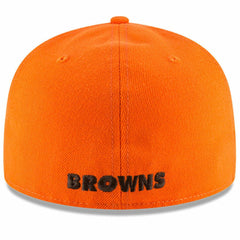 Cleveland Browns New Era Omaha Brownie The Elf Throwback 59FIFTY Fitted Hat Orange | NFL