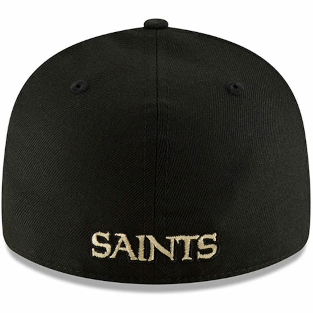 New Orleans Saints New Era Alternate Logo Omaha Low Profile 59FIFTY Fitted Hat Black | NFL