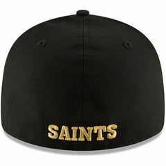New Orleans Saints New Era Omaha Throwback Low Profile 59FIFTY Fitted Hat Black | NFL