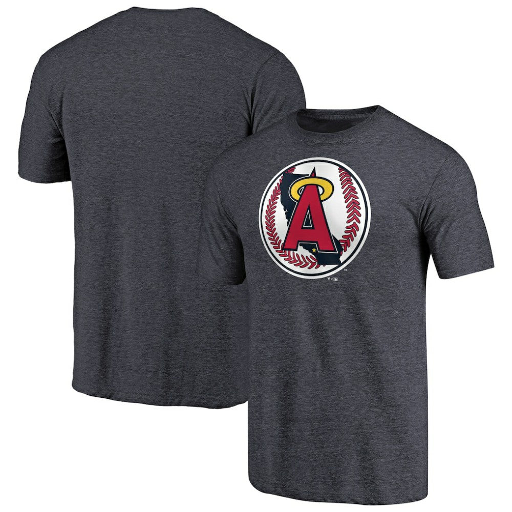California Angels Cooperstown Collection Forbes Tri-Blend T-Shirt - MLB