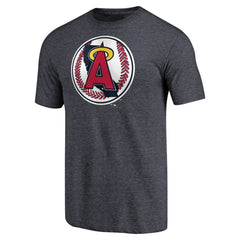 California Angels Cooperstown Collection Forbes Tri-Blend T-Shirt - MLB