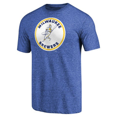 Milwaukee Brewers Cooperstown Collection Forbes Tri-Blend T-Shirt - MLB