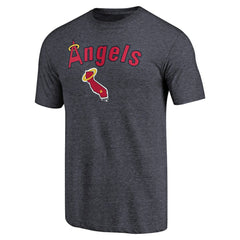 California Angels Vintage Cooperstown Collection Wahconah Tri-Blend T-Shirt - MLB