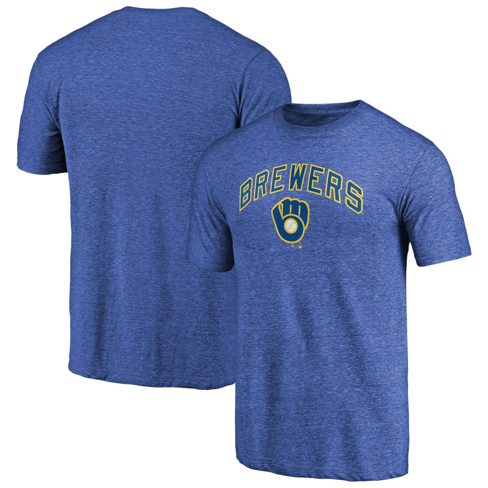 Milwaukee Brewers Vintage Cooperstown Collection Wahconah Tri-Blend T-Shirt - MLB