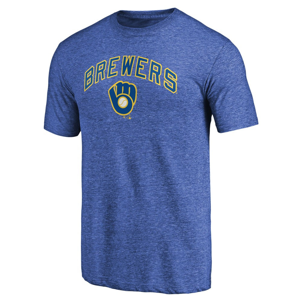 Milwaukee Brewers Vintage Cooperstown Collection Wahconah Tri-Blend T-Shirt - MLB
