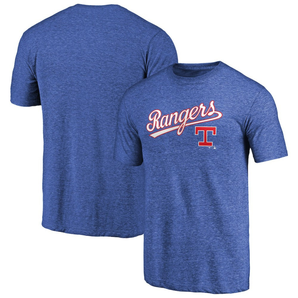 Texas Rangers Vintage Cooperstown Collection Wahconah Tri-Blend T-Shirt - MLB
