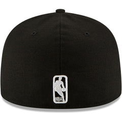 Oklahoma City Thunder Black & White Logo 59FIFTY Fitted Hat Black - NBA