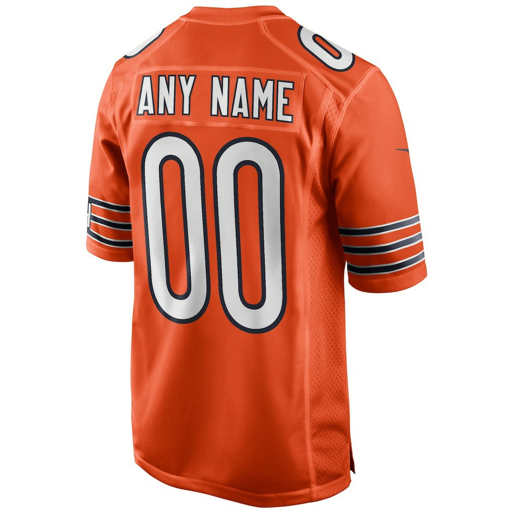 Chicago Bears Youth Alternate Custom Game Jersey Orange | Nike for Sale