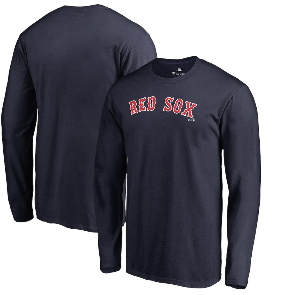 Boston Red Sox Team Wordmark Long Sleeve T-Shirt - MLB