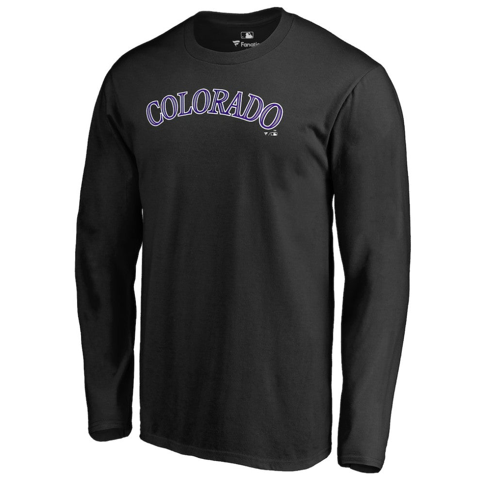 Colorado Rockies Team Wordmark Long Sleeve T-Shirt - MLB