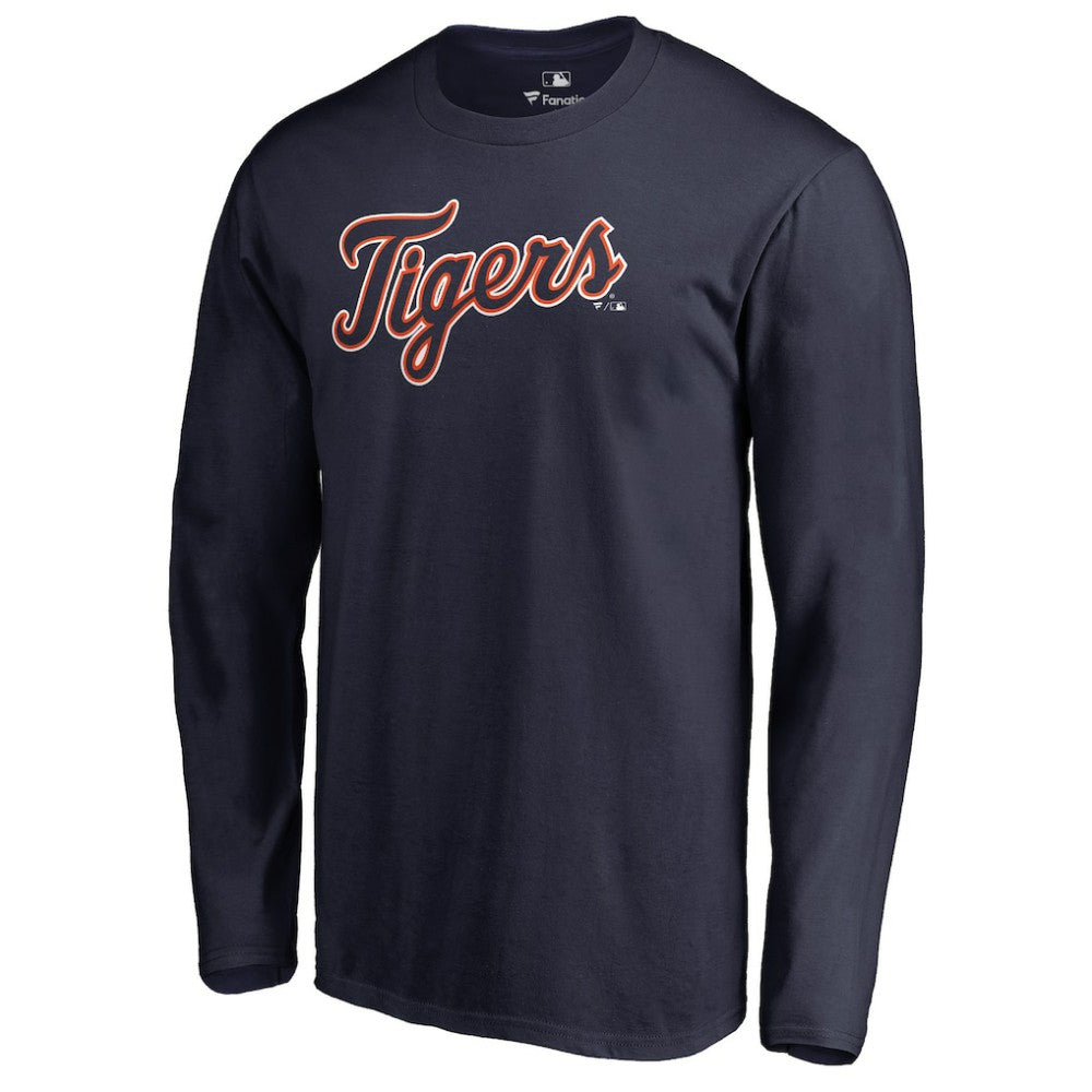 Detroit Tigers Team Wordmark Long Sleeve T-Shirt - MLB