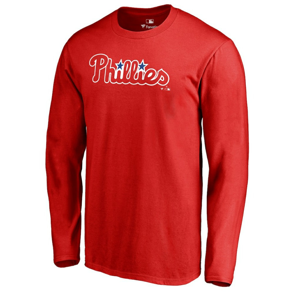 Philadelphia Phillies Team Wordmark Long Sleeve T-Shirt - MLB