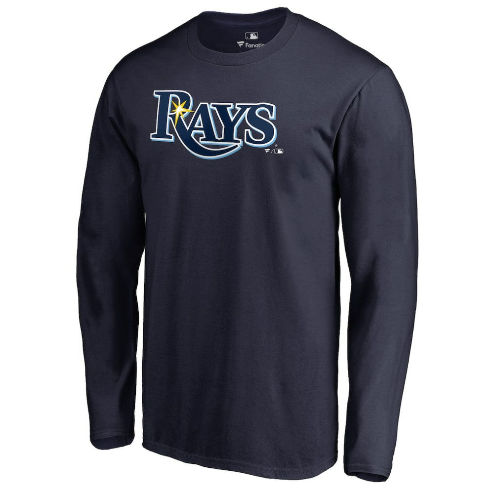 Tampa Bay Rays Team Wordmark Long Sleeve T-Shirt - MLB