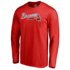 Atlanta Braves Team Wordmark Long Sleeve T-Shirt - MLB