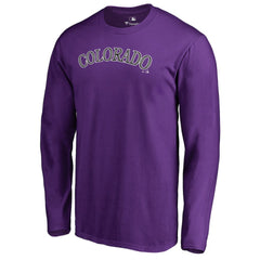 Colorado Rockies Team Wordmark Long Sleeve T-Shirt - MLB