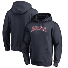 Los Angeles Angels Official Wordmark Fitted Pullover Hoodie - MLB