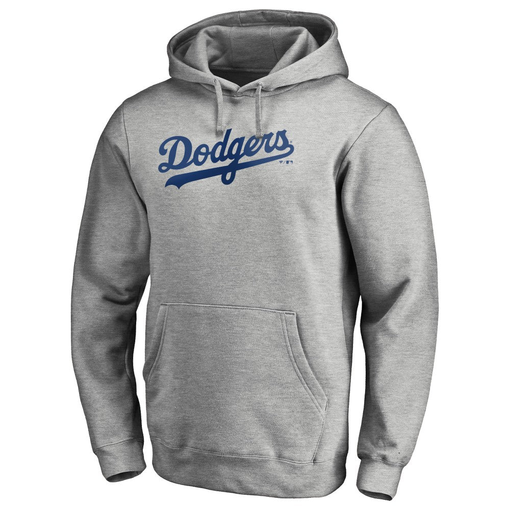 Los Angeles Dodgers Official Wordmark Fitted Pullover Hoodie - MLB