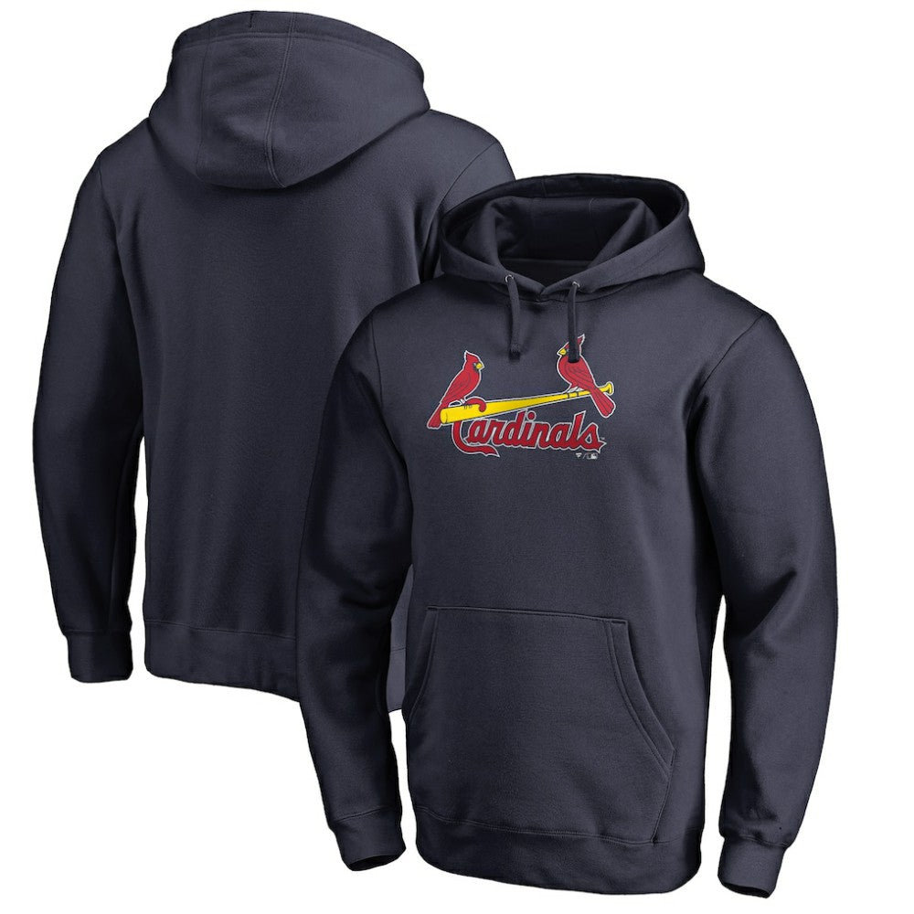 St. Louis Cardinals Official Wordmark Fitted Pullover Hoodie - MLB