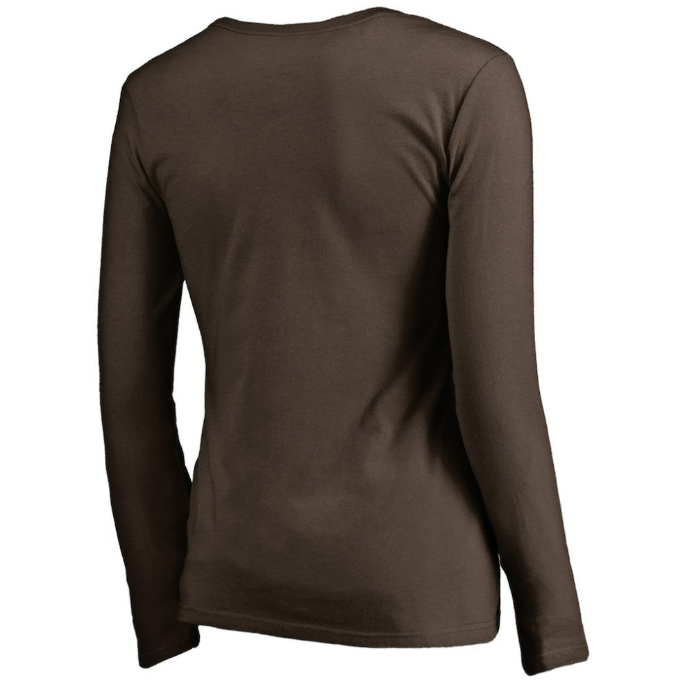 San Diego Padres Women's Cooperstown Collection Forbes Long Sleeve V-Neck T-Shirt - MLB