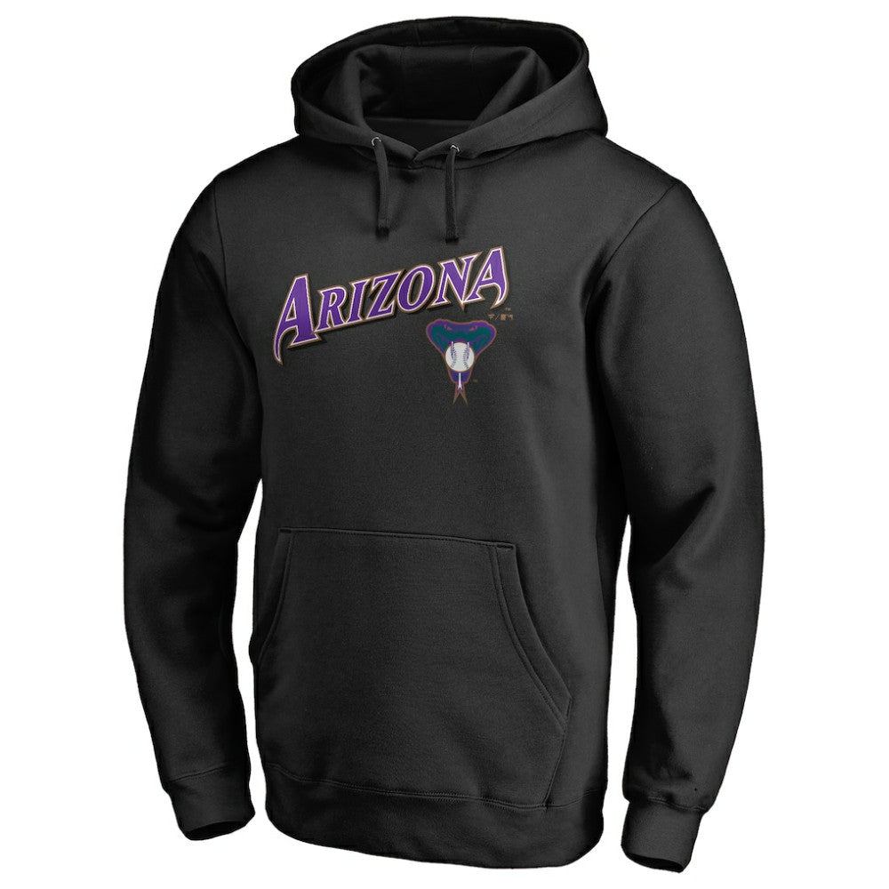 Arizona Diamondbacks Vintage Cooperstown Collection Wahconah Fitted Pullover Hoodie - MLB