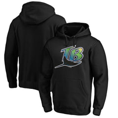 Tampa Bay Rays Vintage Cooperstown Collection Wahconah Fitted Pullover Hoodie - MLB