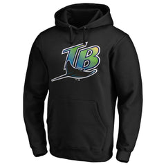 Tampa Bay Rays Vintage Cooperstown Collection Wahconah Fitted Pullover Hoodie - MLB