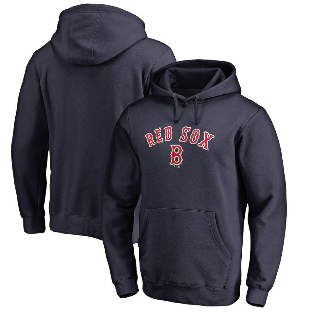Boston Red Sox Vintage Cooperstown Collection Wahconah Fitted Pullover Hoodie - MLB