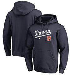 Detroit Tigers Vintage Cooperstown Collection Wahconah Fitted Pullover Hoodie - MLB