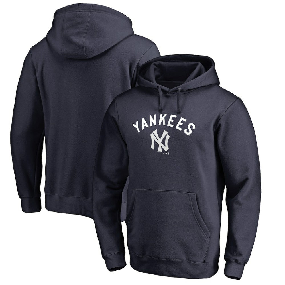 New York Yankees Vintage Cooperstown Collection Wahconah Fitted Pullover Hoodie - MLB