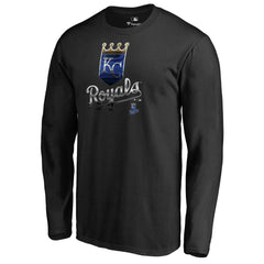 Kansas City Royals Midnight Mascot Long Sleeve T-Shirt - MLB