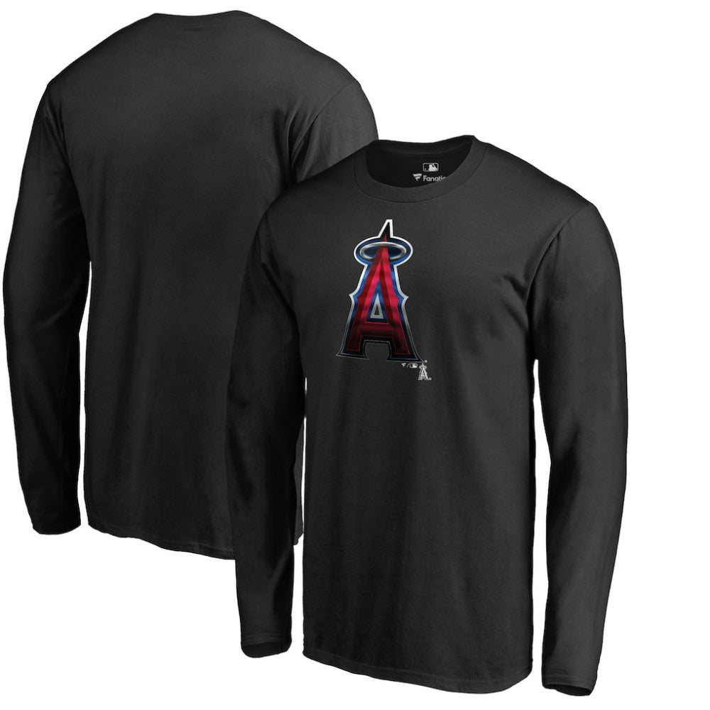 Los Angeles Angels Midnight Mascot Long Sleeve T-Shirt - MLB