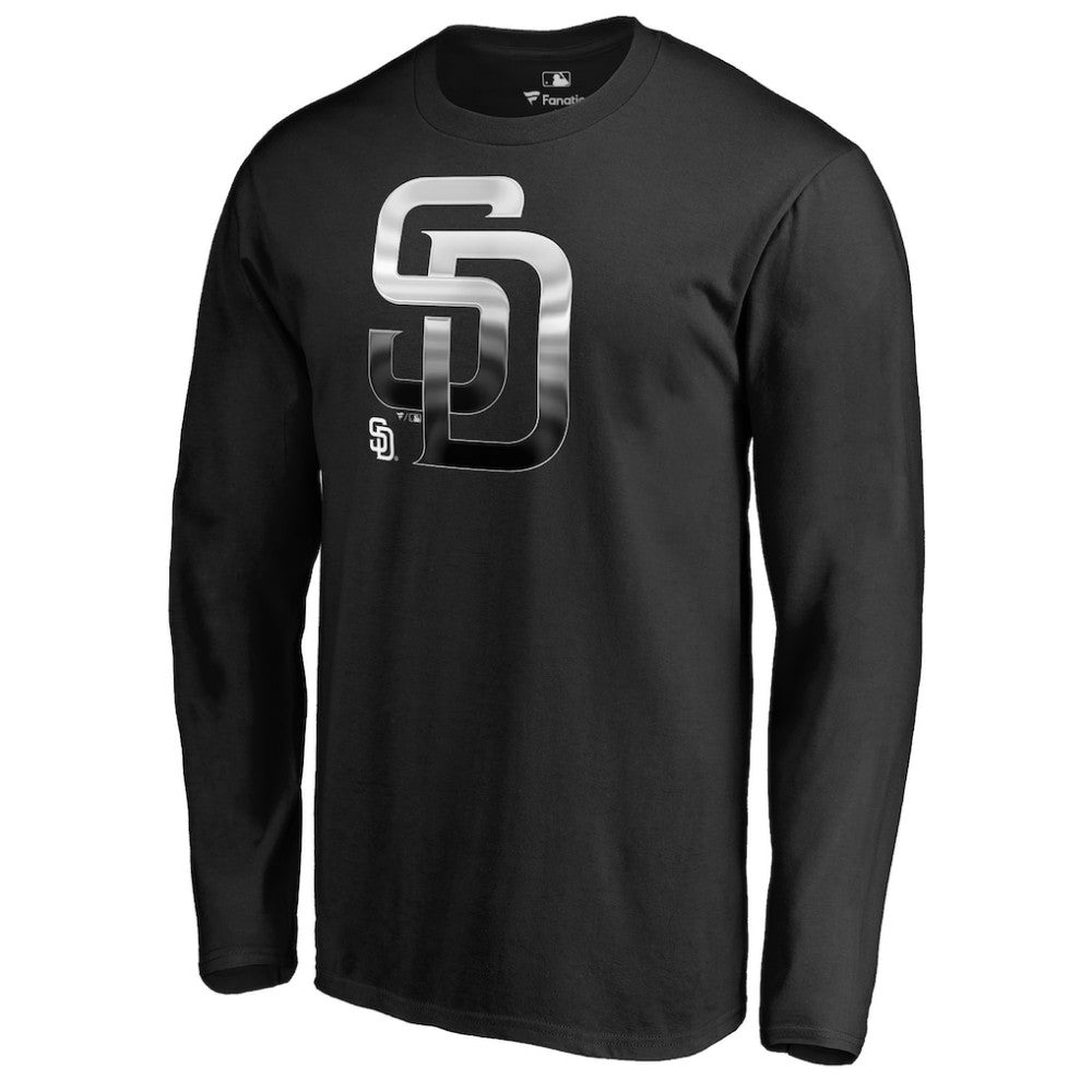 San Diego Padres Midnight Mascot Long Sleeve T-Shirt - MLB
